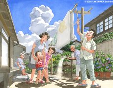 昭和の風景｜スイカを食べ過ぎておねしょで布団に地図を描いた