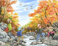 なつかしい思い出｜日本の渓谷の紅葉は美しい
