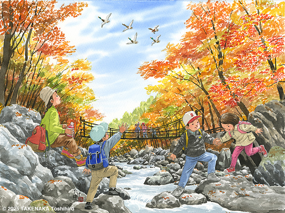 なつかしい思い出｜日本の渓谷の紅葉は美しい
