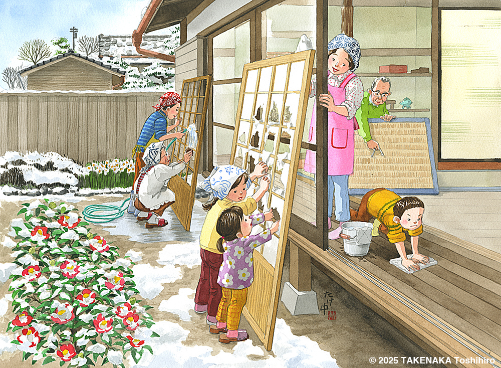 懐かしい情景|新しい年を迎えるために大掃除