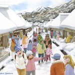 もち吉カレンダー2026｜雪の大内宿